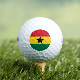 Wilson Golf Ball with flag of Ghana