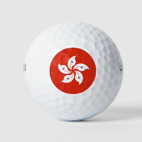 Wilson Golf Ball with flag of Hong Kong