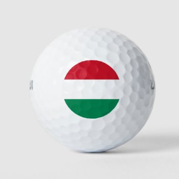 Wilson Golf Ball With Flag Of Hungary by AllFlags at Zazzle