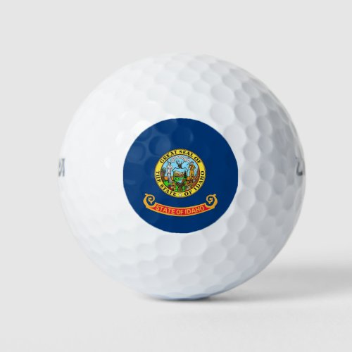 Wilson Golf Ball with flag of Idaho USA