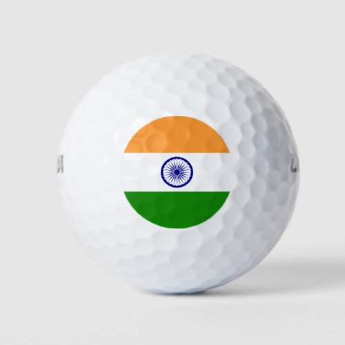 Wilson Golf Ball with flag of India