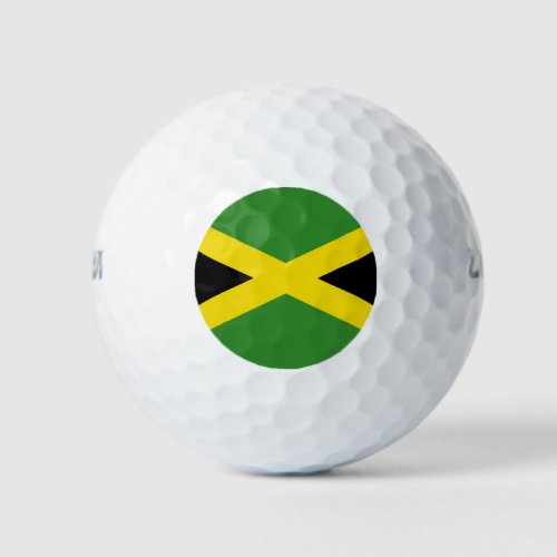Wilson Golf Ball with flag of Jamaica