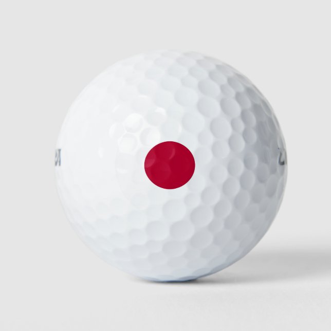 Wilson Golf Ball with flag of Japan (Front)