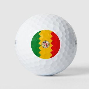 Wilson Golf Ball with flag of Los Angeles, USA