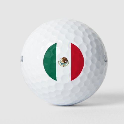 Wilson Golf Ball with flag of Mexico