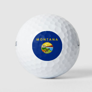Wilson Golf Ball with flag of Montana