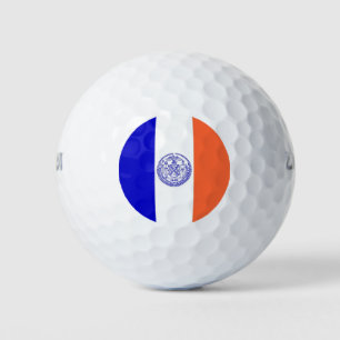 Wilson Golf Ball with flag of New York City, USA