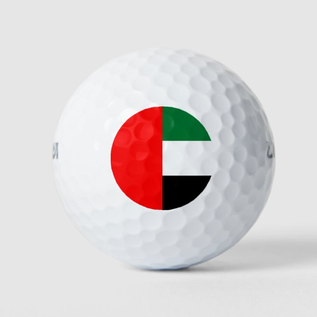 Wilson Golf Ball with flag of UAE (Front)