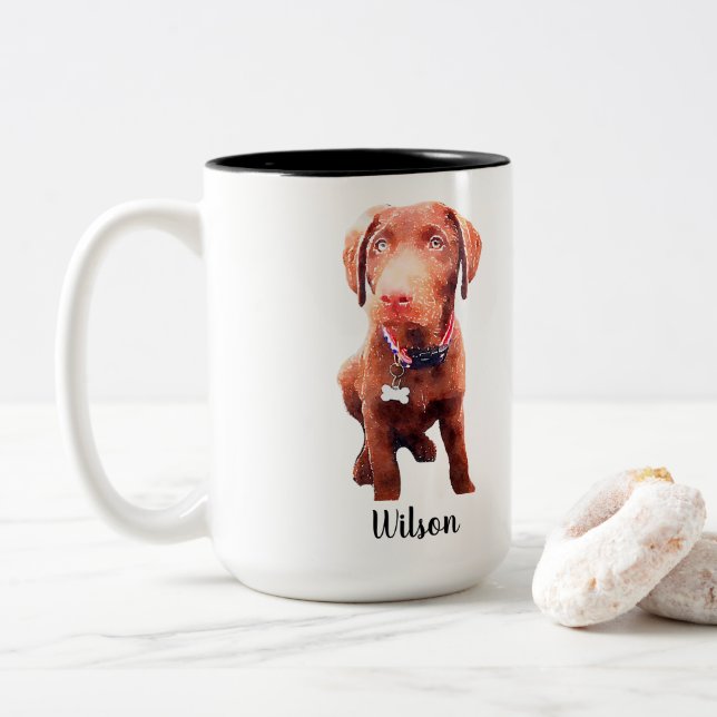 Wilson Mug for Kait (With Donut)