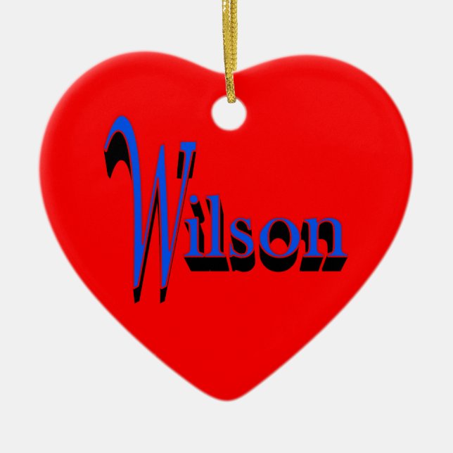 Wilson Ornament (Front)