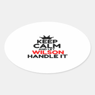 WILSON OVAL STICKER