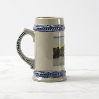 WILSON POND SWANZEY, NH BEER STEIN