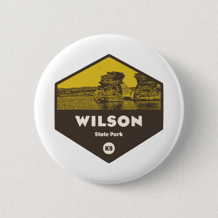 Wilson State Park Kansas Button