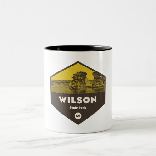 Wilson State Park Kansas Two_Tone Coffee Mug