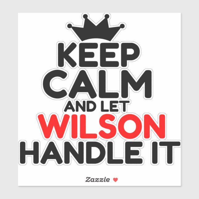WILSON STICKER (Sheet)