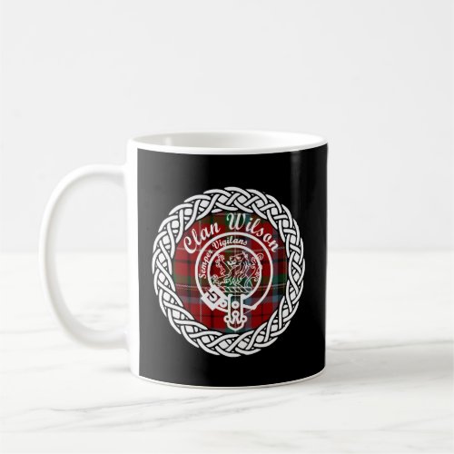 Wilson Surname Last Name Scottish Clan Tartan Badg Coffee Mug