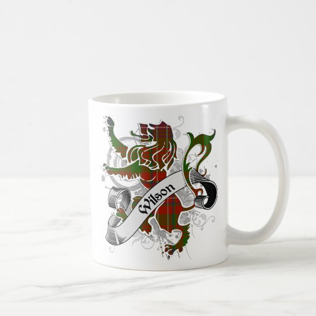 Wilson Tartan Lion Coffee Mug (Right)