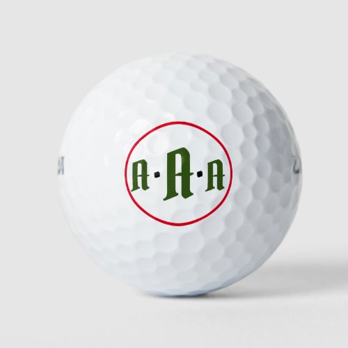 WILSON ULTRA 500 DISTANCE GOLF BALLS DIY MONOGRAM