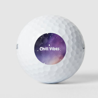 Wilson Ultra Distance Golf Ball-Chill Vibes Design Balls