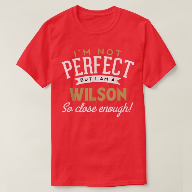 Wilson  Wilson Name  T-Shirt (Design Front)