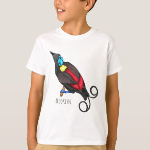 Wilson's bird-of-paradise bird cartoon  T-Shirt