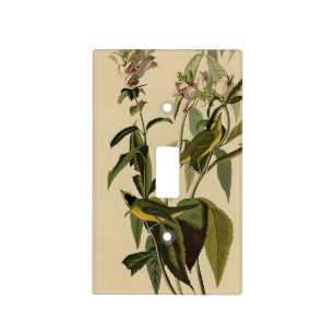 Wilson's Warbler from Audubon's Birds of America Light Switch Cover