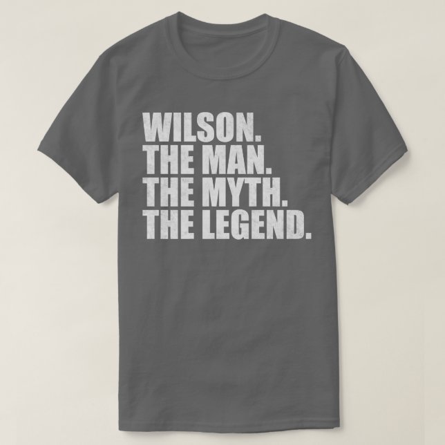 WilsonWilson Name Wilson given name T-Shirt (Design Front)