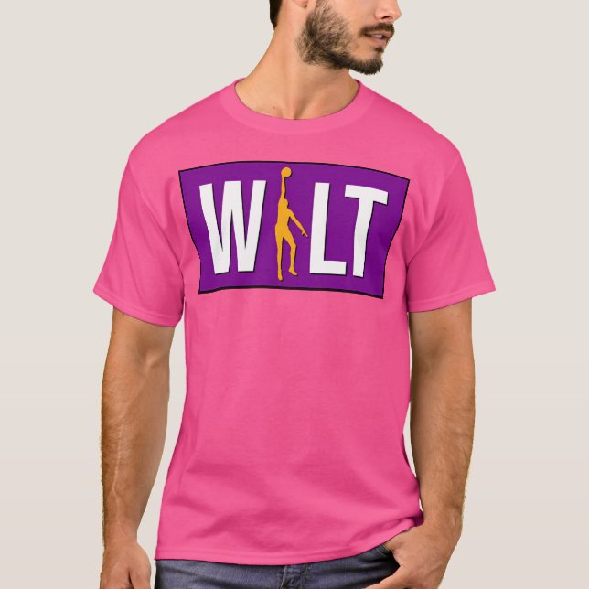 Wilt Chamberlain - Los Angeles Basketball T-Shirt (Front)