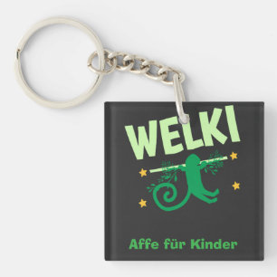 Wilted monkey keychain