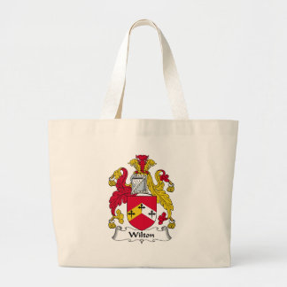 Wilton Family Crest Large Tote Bag