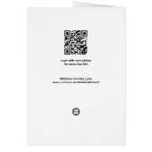 Wiltshire Country Lane blank notelet / card (Back)