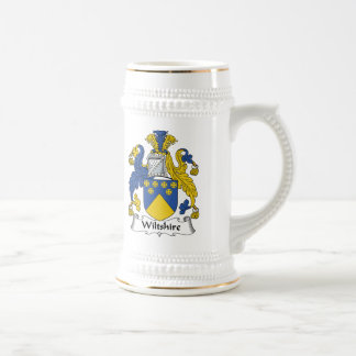 Wiltshire Family Crest Beer Stein