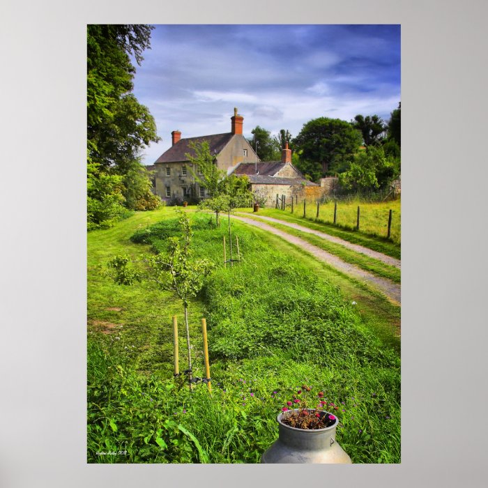 Wiltshire Farm Scene print