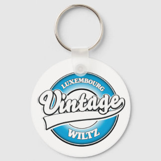Wiltz Luxembourg retro logo Keychain