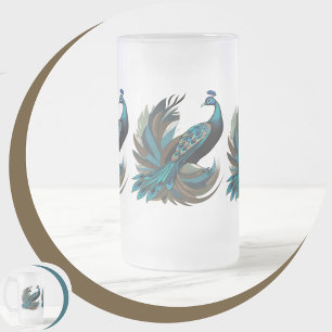 Wilvanus Frosted Glass Beer Mug