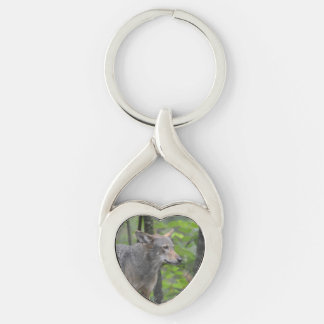Wily Wolf Keychain