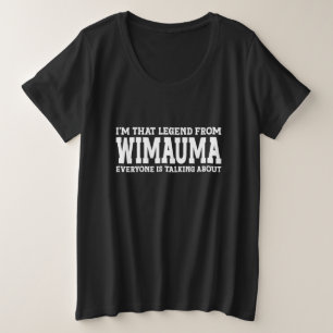 Wimauma Hometown FL Florida Home Roots Funny City Plus Size T-Shirt