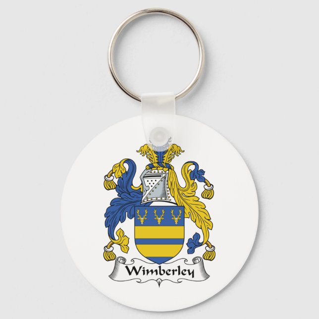 Wimberley Family Crest Keychain (Front)