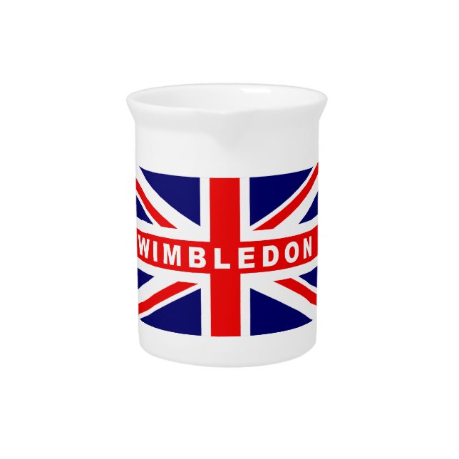 Wimbledon Beverage Pitcher (Front)