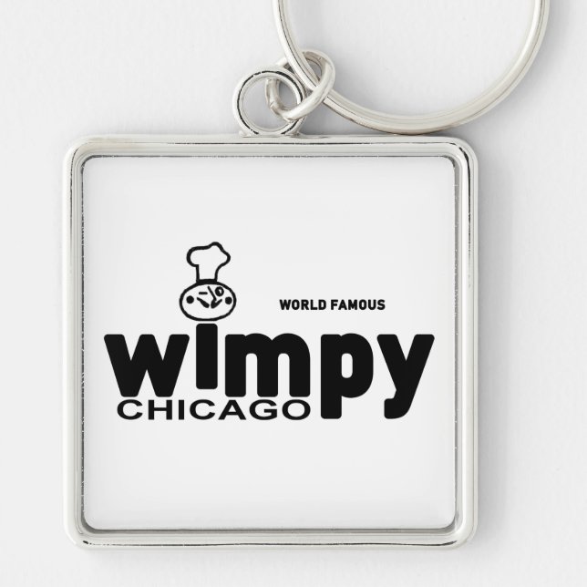 Wimpy Grills Restaurants, Chicago, Illinois Keychain (Front)