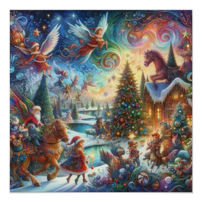 Wimsical World of a Childs Dream Christmas Poster (Front)