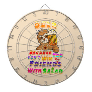 Win Friends With Beer Dart Board