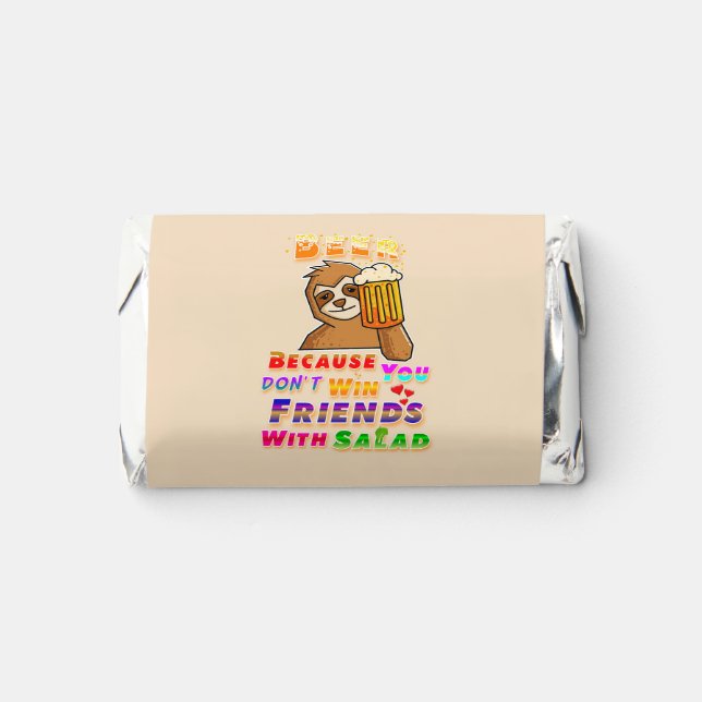 Win Friends With Beer Hershey's Miniatures (Front)