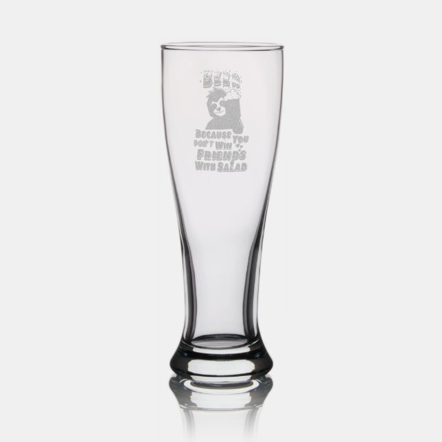 Win Friends With Beer Pilsner Glass (Glassware)