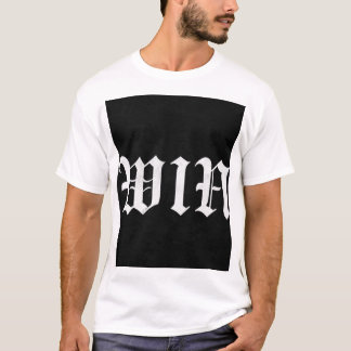 WIN Gothic Calligraphy T-Shirt | Dark Aesthetic Mo