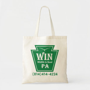 WIN logo tote