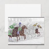 Win Place Show Race Horses (Front/Back)