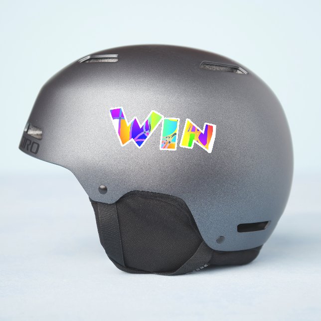 Win  sticker (Helmet Side)