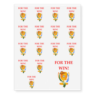 WIN TEMPORARY TATTOOS
