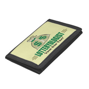 Win the Lottery! Funny Lottery Player's Tri-fold Wallet